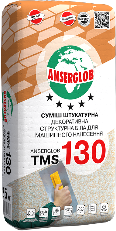 Суміш штукатурна декоративна Anserglob TMS 130