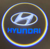 Лого двери на батарейках Hyundai navy. Безпроводное лого дверей Хюндай синяя. Lazer door logo.