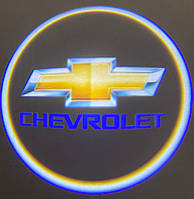 Лого двери на батарейках Chevrolet. Безпроводное лого дверей Шевроле. Lazer door logo.