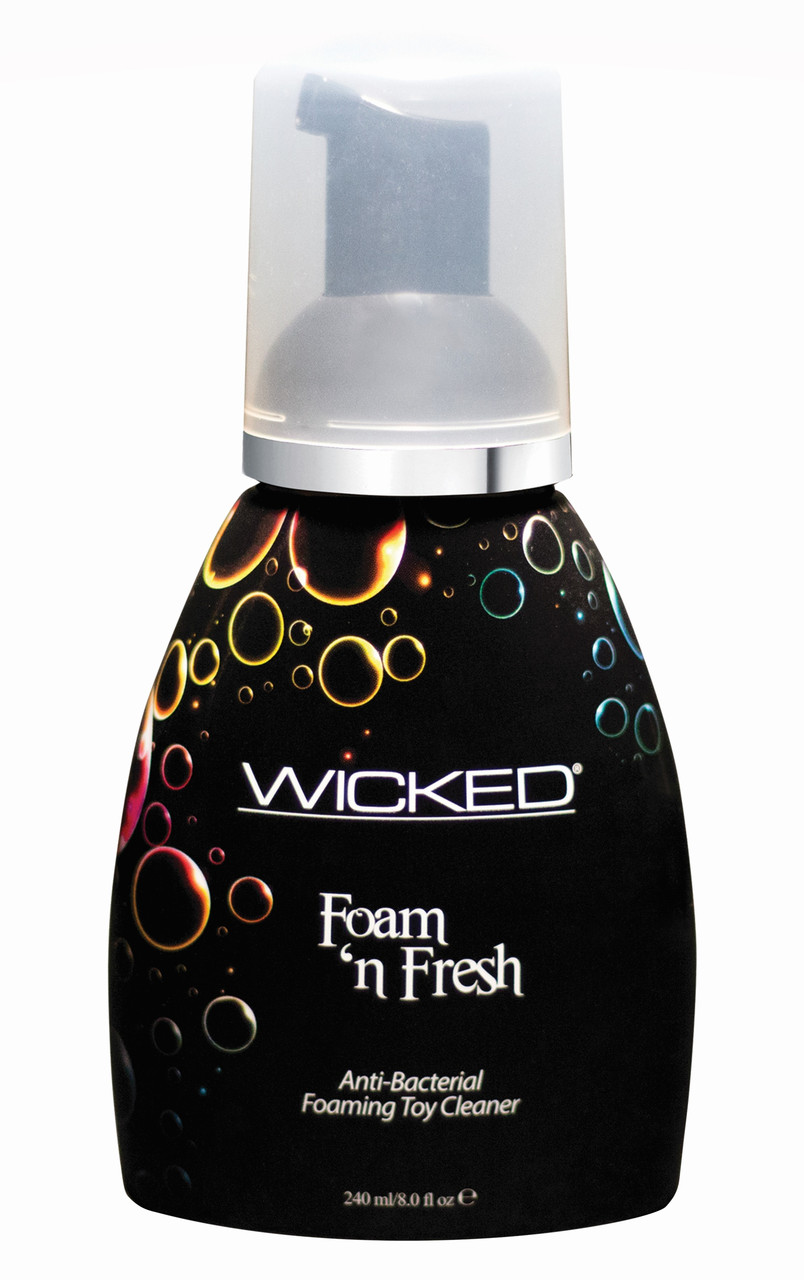 Очищаючий засіб для інтим іграшок Wicked Anti-Bacterial Foaming Toycleaner (240 мл), фото 1