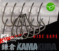 Гачок карповой Korda Kamakura Wide Gape Barbless # 4(10 шт/уп)