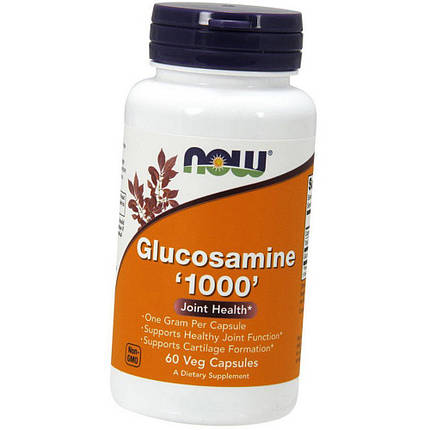Для суглобів і зв'язок NOW Glucosamine 1000 60 капс, фото 2