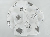 Муслиновые пеленки для новорожденных с пазлами
