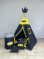 Детская игровая палатка «Бэтмен разноцветный» вигвам