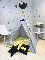 Детская игровая палатка «Бэтмен» вигвам