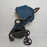 Дитяча прогулянкова коляска - книжка з регульованою спинкою CARRELLO Bravo CRL-8512 Pacific Blue синя, фото 2