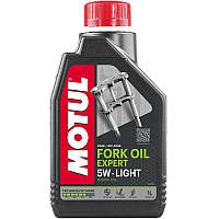 Масло для вилок мотоциклів Motul Fork Oil Expert Light 5W Напівсинтетичне (822301/105929) 1л