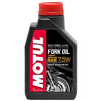 Масло для вилок мотоциклів Motul Fork Oil Light / Medium Factory Line 7,5W Синтетичне (821701/105926) 1л