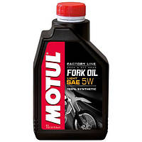 Масло для вилок мотоциклів Motul Fork Oil Light Factory Line 5W Синтетичне (821801/105924) 1л