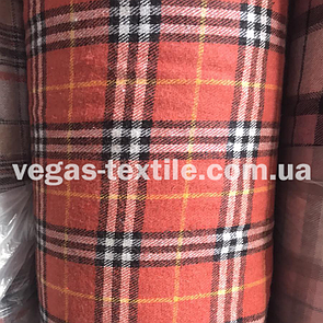 Сорочкова тканина байка карта Туреччина (ширина 1.5 м)