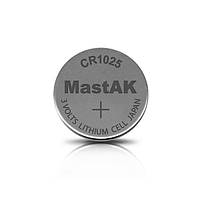 Литиевая батарейка MastAK CR1025 ( 5 штук )