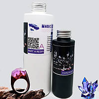 Смола эпоксидная Magic Crystal 3D Clear. (130 г-1,3 кг), прозрачная. Для декора и украшений. Уп. 130 г