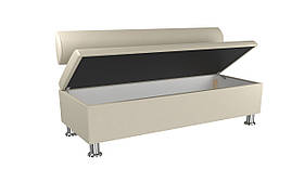 Диван BNB Флеш з ящиком 1500x540x780 білий(молочний). Флай 2200. Для офісу, приймальні, очікування