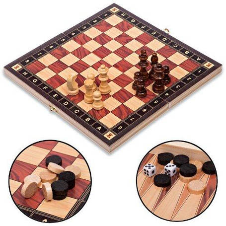 Шахи, шашки, нарди 3 в 1