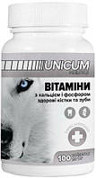 Витамины Unicum Premium "здоровые зубы и кости" для собак 100 табл. 100 г