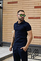 Поло лляне 'Flax' синє