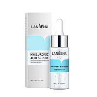 Сыворотка с гиалуроновой кислотой и фильтратом слизи улитки Lanbena Hyaluronic Acid Serum, 15млл