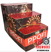 Фейерверк на 47 выстрелов "PROFI MIX" Салют разнокалиберный 63-75-100 мм СУ 10-47, фото 2