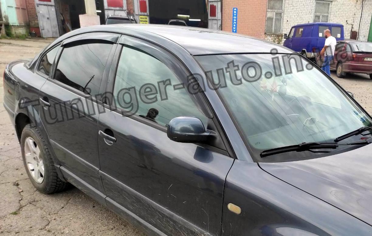 Дефлектори вікон, вітровики Volkswagen Passat B5 1997-2005 (ANV)