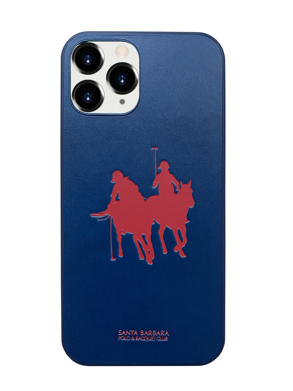 Чохол Шкіряний Leather Case для iPhone 12 Pro Polo Logo (08) Blue блакитний