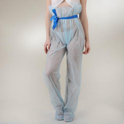 Штани для пресотерапії на зав'язці Doily, розмір L/XL, блакитні