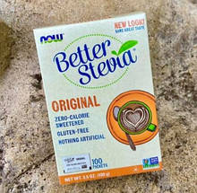 Екстракт листя Стевії Better NOW Stevia 100 пакетів 100 г Замінник цукру