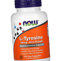 Л-тирозин NOW Foods L-Tyrosine 750 мг 90 капсул