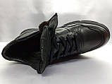 Зимні шкіряні черевики під кросівки на цигійці на блискавці Detta, фото 8