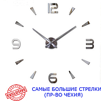 Чехія, 90-130 см Великі Стрілки Годинники настінні з ефектом 3д, інтер'єрні годинники, декоративні настінні годинники Арабські