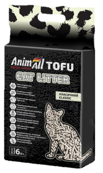 Соєвий наповнювач Animall ТОФУ Класичний 6 л/2,6 кг Енімал, фото 1