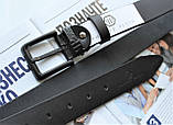 Стильний шкіряний ремінь Philipp Plein чоловічий, фото 4