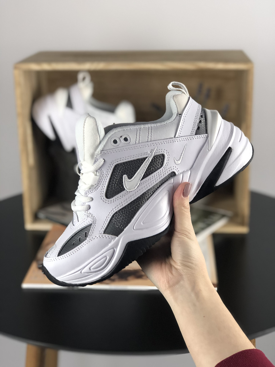 Кросівки чоловічі білі Nike M2K Tekno Essential (01871)