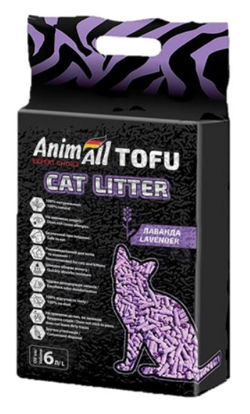 Соєвий наповнювач Animall ТОФУ Лаванда 6 л/2,6 кг Енімал, фото 1