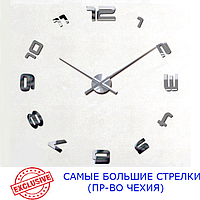 Чехия, 90-130 см, Большие стрелки, Настенные 3 д часы, часы настенные с 3д эффектом, 3d-часы настенные большие