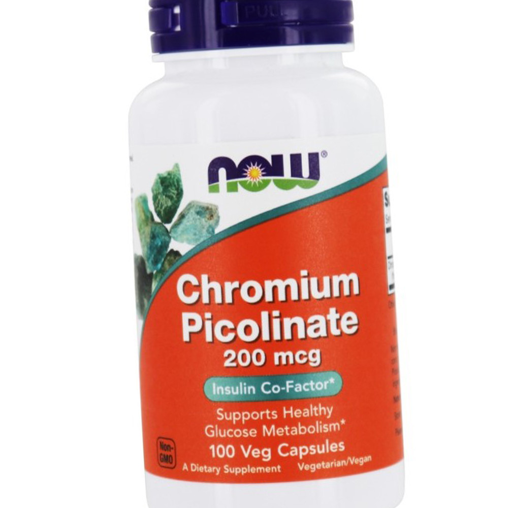 Хром піколінат NOW Foods Chromium Picolinate 100 капсул