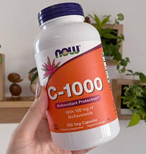 Вітамін С 1000 NOW Foods C-1000 with bioflavonoids 250 капсул