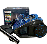 Пилосос контейнерний без мішка Rainberg RB-652 2500 Вт Синій, фото 2