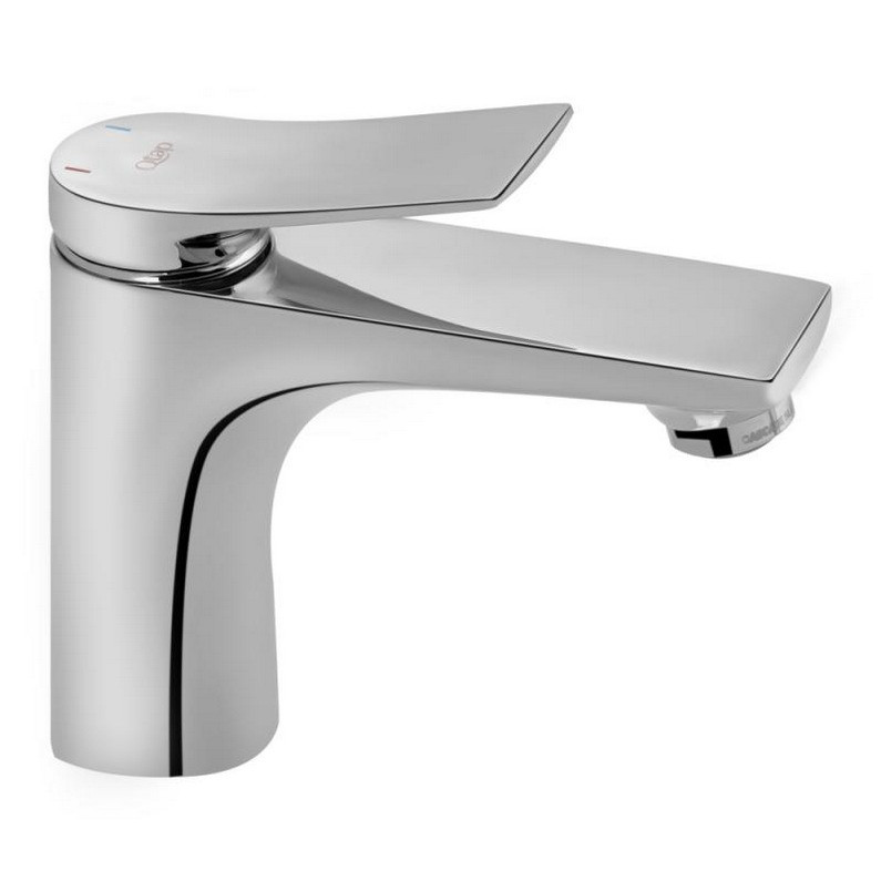 Змішувач для умивальника Qtap Skalna 1026101C Чехія латунь хром одноважільний