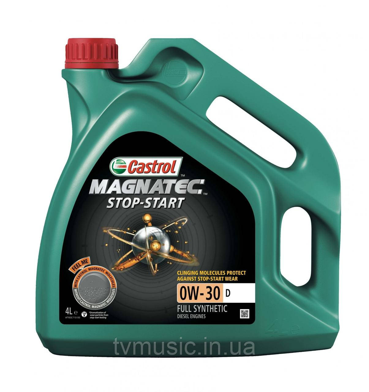 Масло моторное CASTROL Magnatec Stop-Start 0W-30 D 4 л