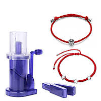 Пристосування (Машинка) для плетіння шнурів,гачки та аксесуари для в'язання, Шнури плетені