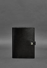 Шкіряна обкладинка (софт-бук) для блокнота А5 формату і планшета закривається на ремінець з кнопкою