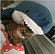 Велика синя акула з ікеа м'яка іграшка 100 см, фото 2