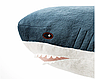 Велика синя акула з ікеа м'яка іграшка 100 см 140, фото 4