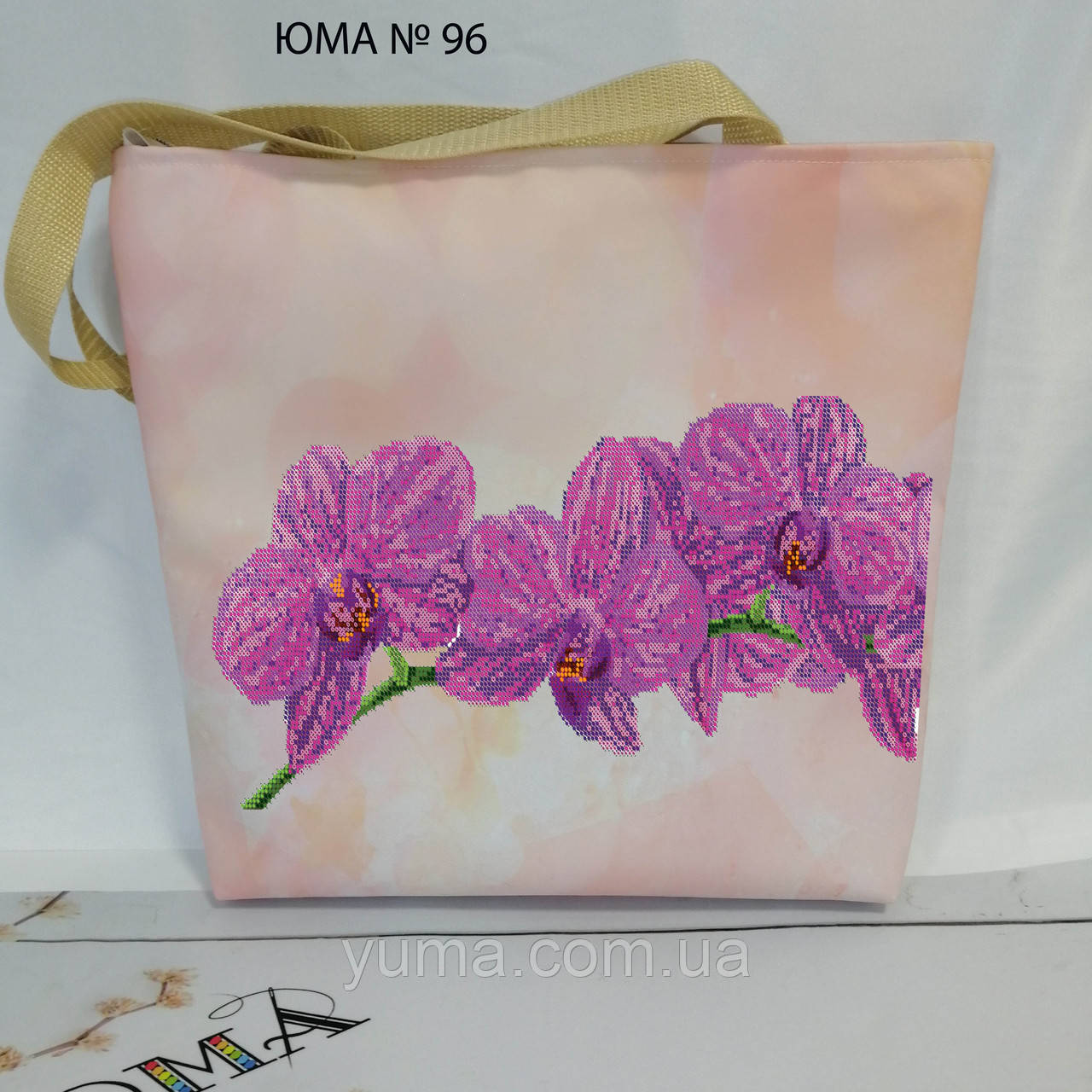 Сумка для вишивки бісером Квіти
