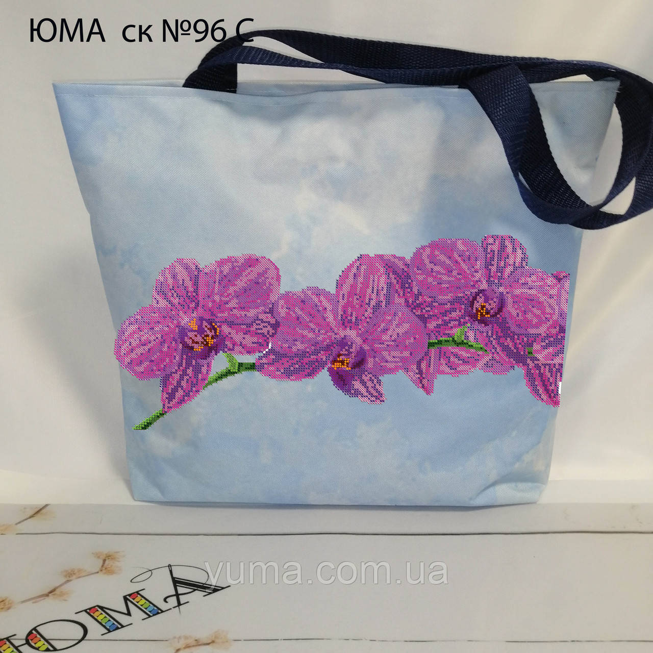 Сумка для вишивки бісером Квіти, фото 1