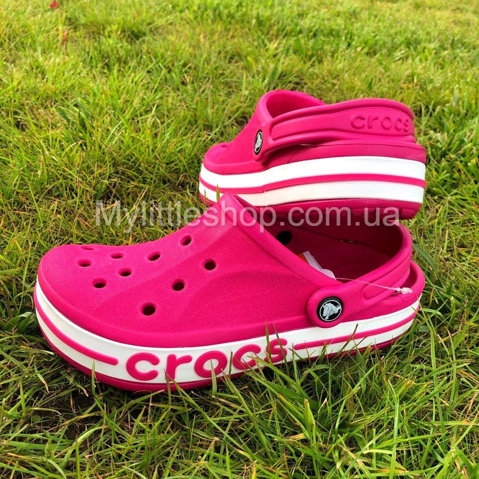 Сабо Crocs Bayaband Clog 38 р 24.3-24.8 см Малинові 12836-6A2-M6/W8 Raspberry