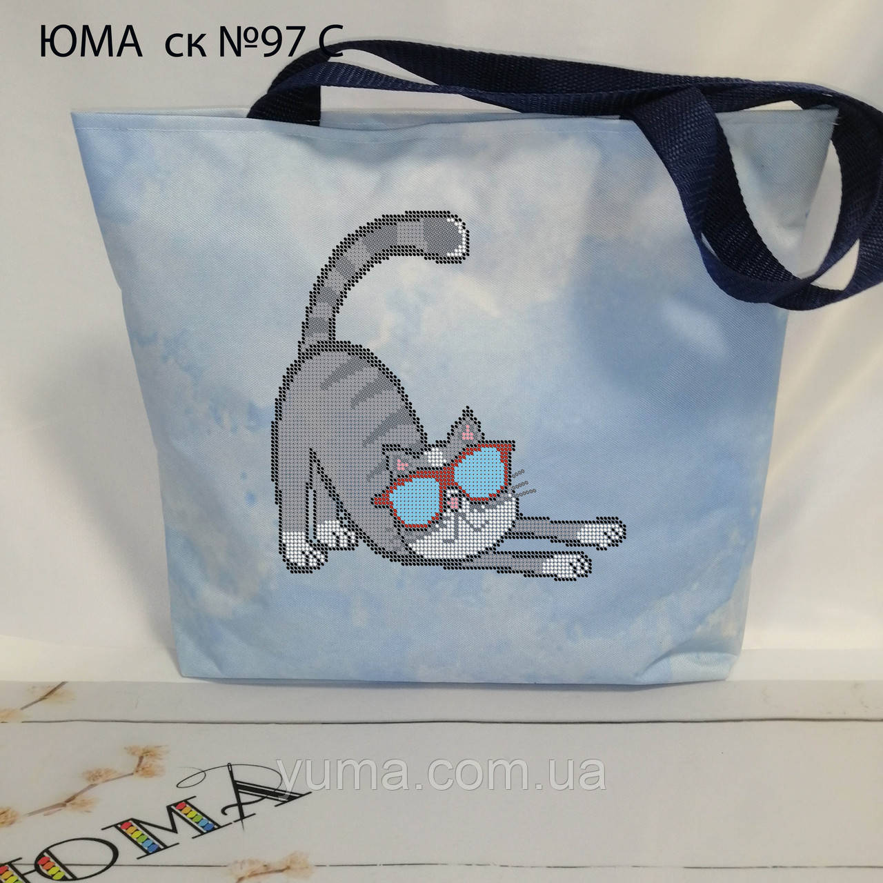 Сумка для вишивки бісером Кіт, фото 1