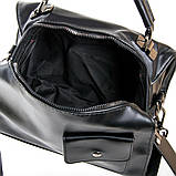 Жіноча шкіряна сумка. Кожаный саквояж. Жіночий портфель. С303, фото 4