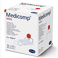 Серветка з нетканного матеріалу Medicomp extra 7,5см х 7,5 см