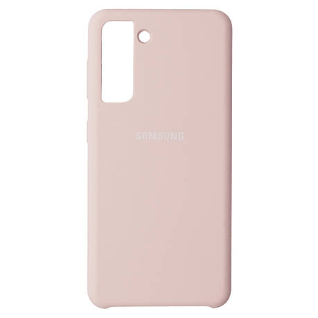 Чохол Silicone Case Premium для Samsung S21 Pink Sand 18, фото 1